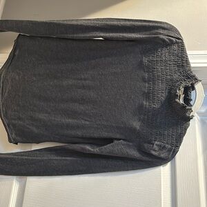 Free People Grey Long Sleeve TShirt